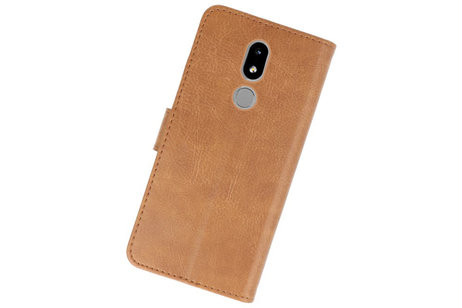 BAOHU Hoesje Geschikt voor Nokia 3.2 - Kaarthouder Book Case Telefoonhoesje - Bruin