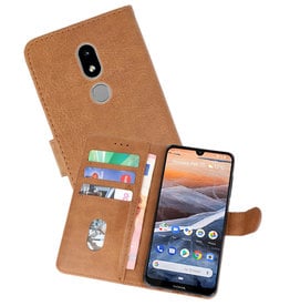 BAOHU Nokia 3.2 Hoesje Kaarthouder Book Case Telefoonhoesje Bruin