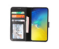 BAOHU Rico Vitello Zwart Echt Leder Hoesje - Hoesje Geschikt voor Samsung Galaxy S10e