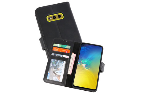 Rico Vitello Zwart Echt Leder Hoesje voor Samsung Galaxy S10e