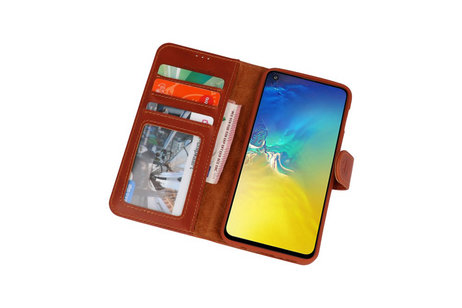 Rico Vitello Bruin Echt Leder Hoesje voor Samsung Galaxy S10e