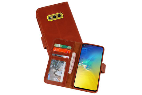 Rico Vitello Bruin Echt Leder Hoesje voor Samsung Galaxy S10e