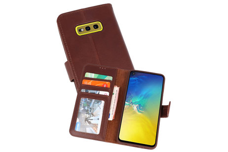 Rico Vitello Mocca Echt Leder Hoesje voor Samsung Galaxy S10e