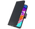 BAOHU Hoesje Geschikt voor Samsung Galaxy A70 - Kaarthouder Book Case Telefoonhoesje - Zwart