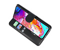 BAOHU Hoesje Geschikt voor Samsung Galaxy A70 - Kaarthouder Book Case Telefoonhoesje - Zwart