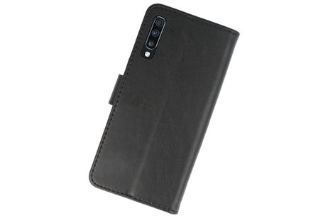 BAOHU Hoesje Geschikt voor Samsung Galaxy A70 - Kaarthouder Book Case Telefoonhoesje - Zwart