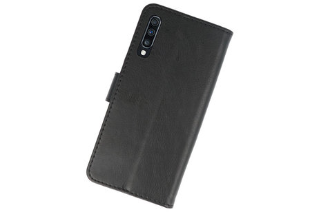 Samsung Galaxy A70 Hoesje Kaarthouder Book Case Telefoonhoesje Zwart