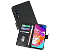 BAOHU Hoesje Geschikt voor Samsung Galaxy A70 - Kaarthouder Book Case Telefoonhoesje - Zwart