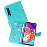 BAOHU Samsung Galaxy A70 Hoesje Kaarthouder Book Case Telefoonhoesje Groen