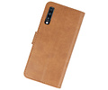 BAOHU Hoesje Geschikt voor Samsung Galaxy A70 - Kaarthouder Book Case Telefoonhoesje - Bruin