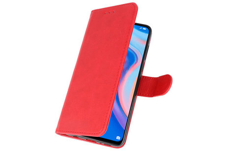 Hoesje Geschikt voor de Huawei P Smart Z - Kaarthouder Book Case Telefoonhoesje - Rood