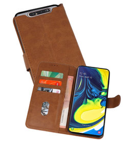 BAOHU Samsung Galaxy A80 & Galaxy A90 Hoesje Kaarthouder Book Case Telefoonhoesje Bruin