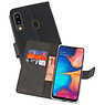BAOHU Wallet Cases Hoesje Samsung Galaxy A20 Zwart