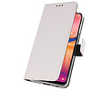 BAOHU Booktype Telefoonhoesjes - Bookcase Hoesje - Wallet Case -  Geschikt voor Samsung Galaxy A20 - Wit