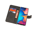 BAOHU Booktype Telefoonhoesjes - Bookcase Hoesje - Wallet Case -  Geschikt voor Samsung Galaxy A20 - Wit
