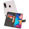 BAOHU Wallet Cases Hoesje Samsung Galaxy A20 Wit