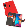 BAOHU Wallet Cases Hoesje Samsung Galaxy A20 Rood