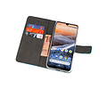 Booktype Telefoonhoesjes - Bookcase Hoesje - Wallet Case -  Geschikt voor Nokia 3.2 - Blauw