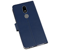 Booktype Telefoonhoesjes - Bookcase Hoesje - Wallet Case -  Geschikt voor Nokia 3.2 - Navy