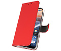 Booktype Telefoonhoesjes - Bookcase Hoesje - Wallet Case -  Geschikt voor Nokia 3.2 - Rood