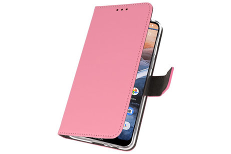 Booktype Telefoonhoesjes - Bookcase Hoesje - Wallet Case -  Geschikt voor Nokia 3.2 - Roze