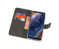 Booktype Telefoonhoesjes - Bookcase Hoesje - Wallet Case -  Geschikt voor Nokia 9 PureView - Zwart