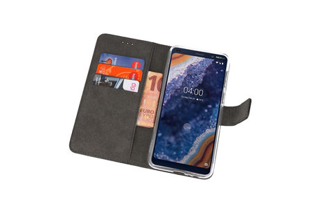 BAOHU Booktype Telefoonhoesjes - Bookcase Hoesje - Wallet Case -  Geschikt voor Nokia 9 PureView - Zwart