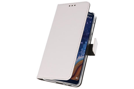 BAOHU Booktype Telefoonhoesjes - Bookcase Hoesje - Wallet Case -  Geschikt voor Nokia 9 PureView - Wit