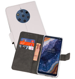 BAOHU Wallet Cases Hoesje Nokia 9 PureView Wit