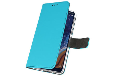 BAOHU Booktype Telefoonhoesjes - Bookcase Hoesje - Wallet Case -  Geschikt voor Nokia 9 PureView - Blauw