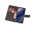 Booktype Telefoonhoesjes - Bookcase Hoesje - Wallet Case -  Geschikt voor Nokia 9 PureView - Blauw