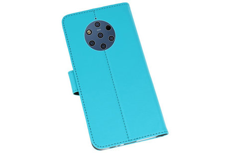 Booktype Telefoonhoesjes - Bookcase Hoesje - Wallet Case -  Geschikt voor Nokia 9 PureView - Blauw