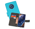 Booktype Telefoonhoesjes - Bookcase Hoesje - Wallet Case -  Geschikt voor Nokia 9 PureView - Blauw