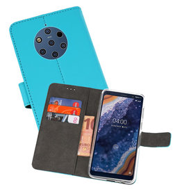 Wallet Cases Hoesje Nokia 9 PureView Blauw