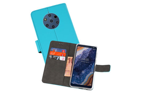 BAOHU Booktype Telefoonhoesjes - Bookcase Hoesje - Wallet Case -  Geschikt voor Nokia 9 PureView - Blauw