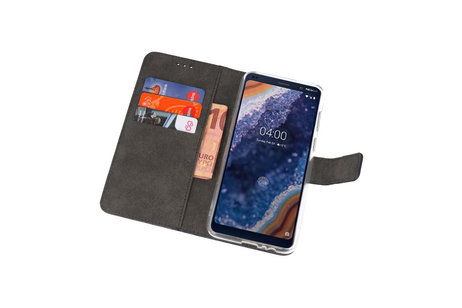 Booktype Telefoonhoesjes - Bookcase Hoesje - Wallet Case -  Geschikt voor Nokia 9 PureView - Navy