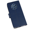 Booktype Telefoonhoesjes - Bookcase Hoesje - Wallet Case -  Geschikt voor Nokia 9 PureView - Navy