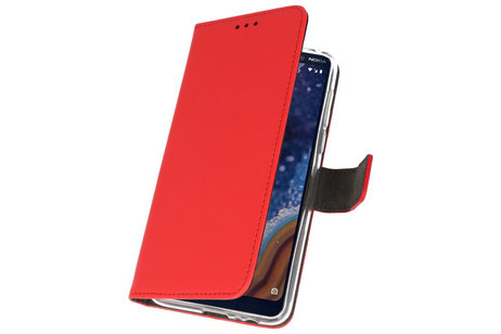 BAOHU Booktype Telefoonhoesjes - Bookcase Hoesje - Wallet Case -  Geschikt voor Nokia 9 PureView - Rood