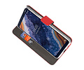 BAOHU Booktype Telefoonhoesjes - Bookcase Hoesje - Wallet Case -  Geschikt voor Nokia 9 PureView - Rood