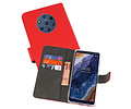 BAOHU Booktype Telefoonhoesjes - Bookcase Hoesje - Wallet Case -  Geschikt voor Nokia 9 PureView - Rood