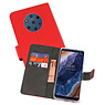 BAOHU Wallet Cases Hoesje Nokia 9 PureView Rood