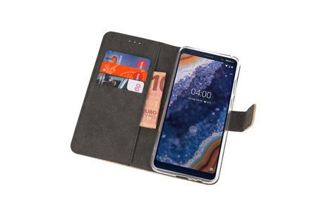 BAOHU Booktype Telefoonhoesjes - Bookcase Hoesje - Wallet Case -  Geschikt voor Nokia 9 PureView - Goud