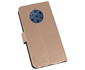 Booktype Telefoonhoesjes - Bookcase Hoesje - Wallet Case -  Geschikt voor Nokia 9 PureView - Goud