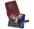 Booktype Telefoonhoesjes - Bookcase Hoesje - Wallet Case -  Geschikt voor Nokia 9 PureView - Bruin