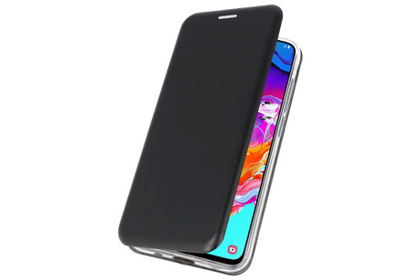 Slim Folio Case - Book Case Telefoonhoesje - Folio Flip Hoesje - Geschikt voor Samsung Galaxy A70 - Zwart