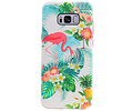 BAOHU Flamingo Design Hardcase Backcover - Hoesje Geschikt voor Samsung Galaxy S8 Plus