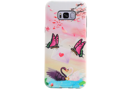 BAOHU Vlinder Design Hardcase Backcover - Hoesje Geschikt voor Samsung Galaxy S8 Plus