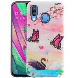 Vlinder Design Hardcase Backcover Samsung Galaxy A40