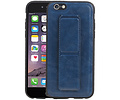 Grip Stand Hardcase Backcover - Telefoonhoesje - Achterkant Hoesje - Geschikt voor iPhone 6 - Blauw