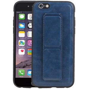 BAOHU Grip Stand Hardcase Backcover - Telefoonhoesje - Achterkant Hoesje - Geschikt voor iPhone 6 - Blauw